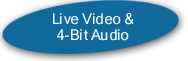 Live Video & 4-Bit Audio